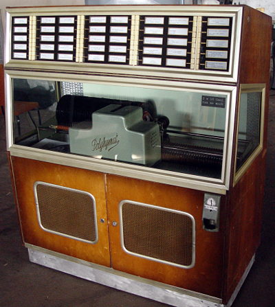 Musikbox Polyhymat aus dem Funkwerk Erfurt Jukebox aus Erfurt: Polyhymat 80 A