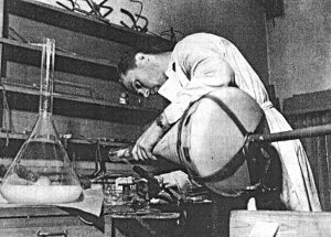 Herstellung einer Fernsehbildröhre um 1934