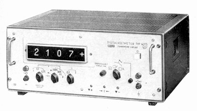 Digitalvoltmeter Typ 4014 der ersten Generation aus dem Funkwerk Erfurt